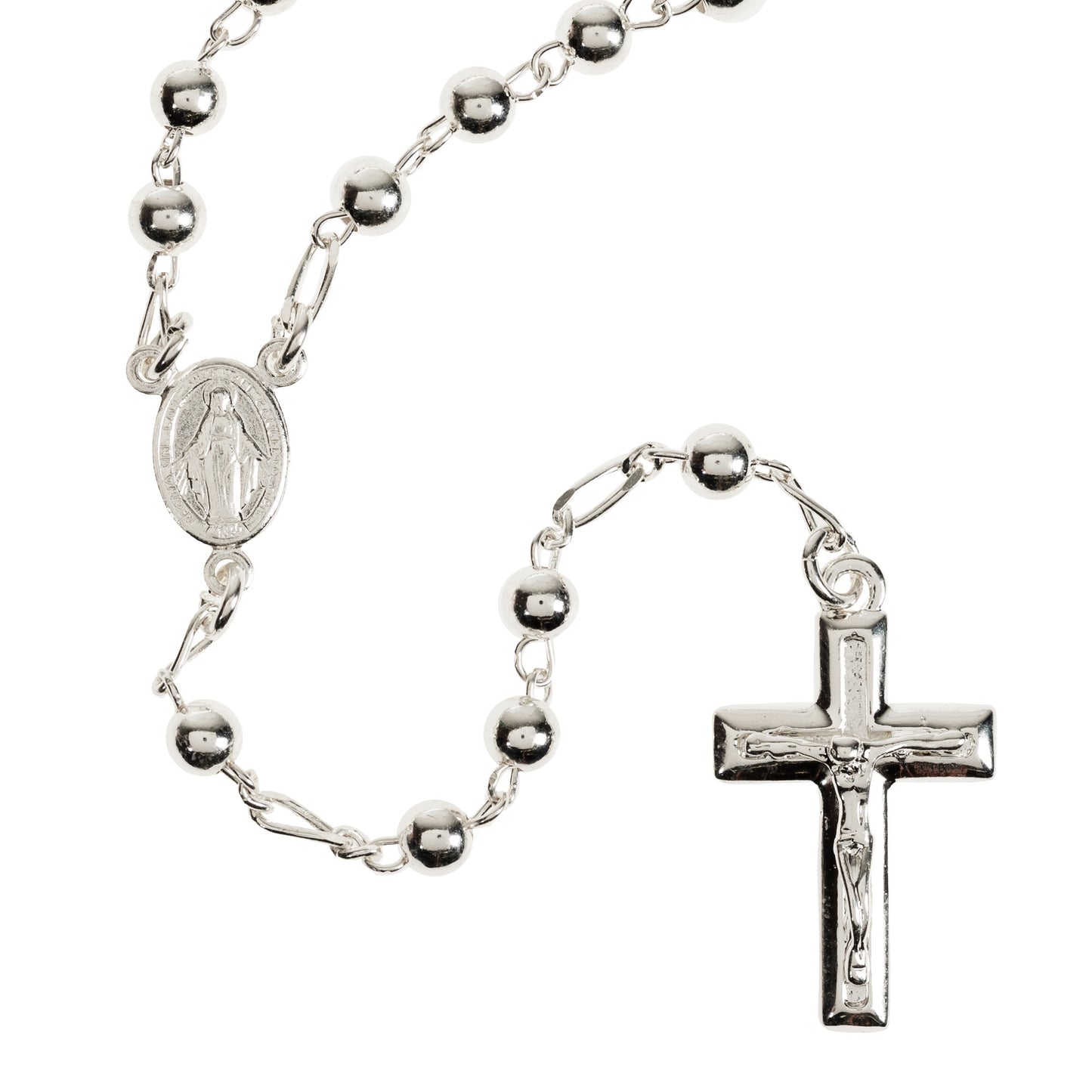 Petite Sterling Silver Italian Rosary