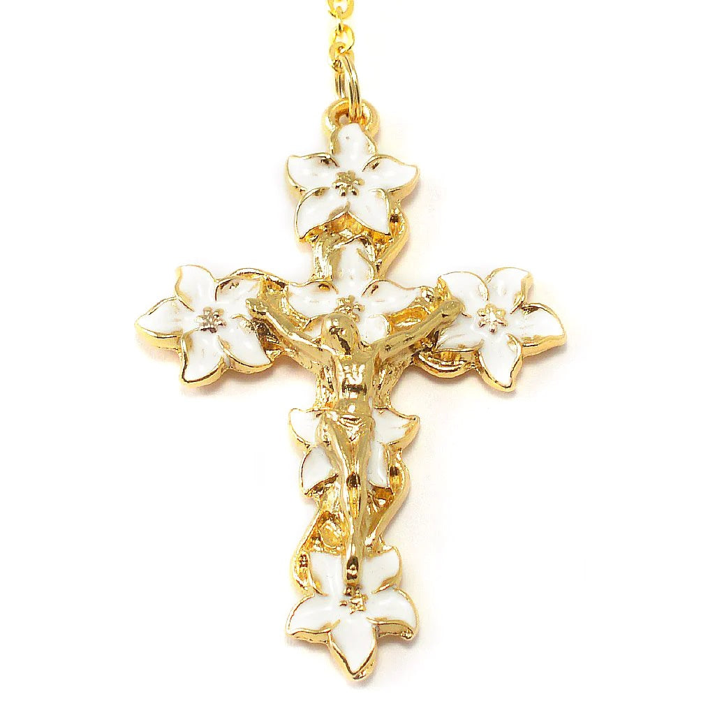 Gold Plated Easter Rosary