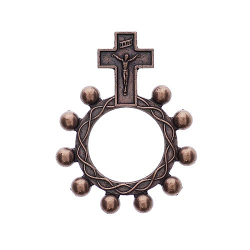 Copper Finger Rosary - Pack 25
