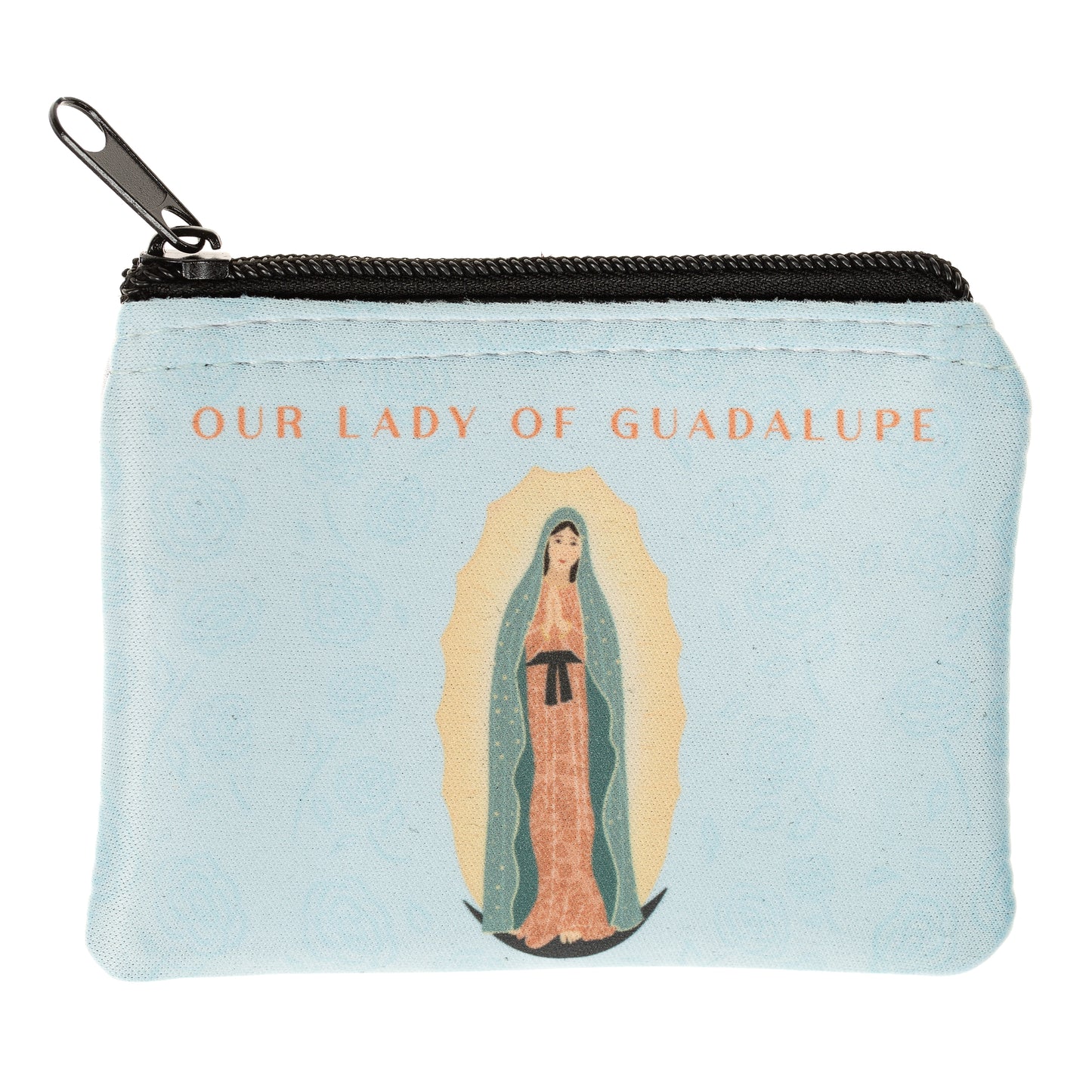 Personalized Our Lady of Guadalupe Rosary Pouch