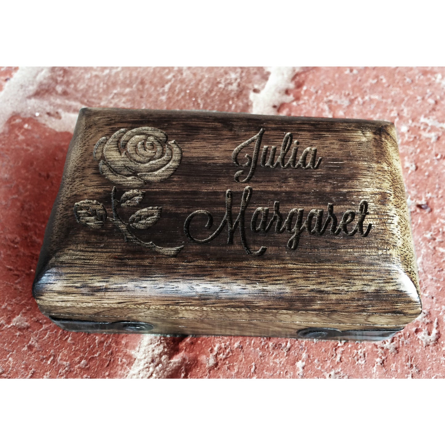 Personalized St. Therese Rosary Box