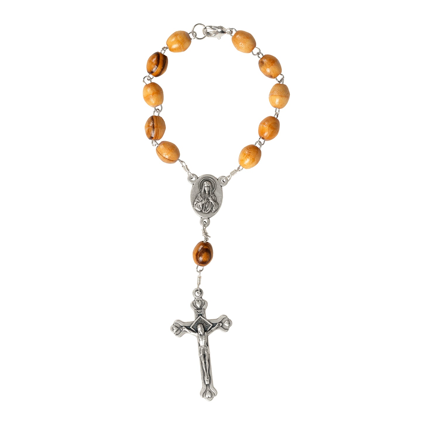 One Decade Olive Wood Rosary