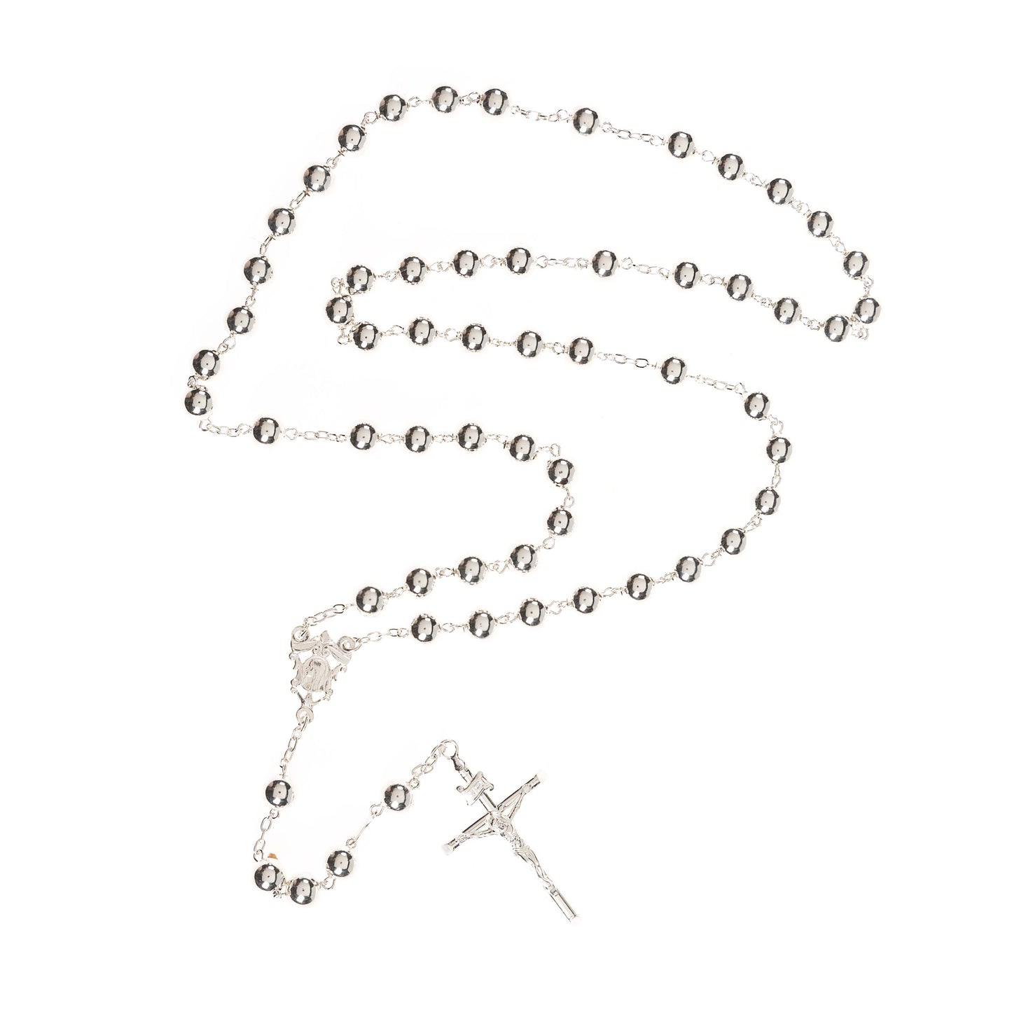Italian Fine Silver Rosary