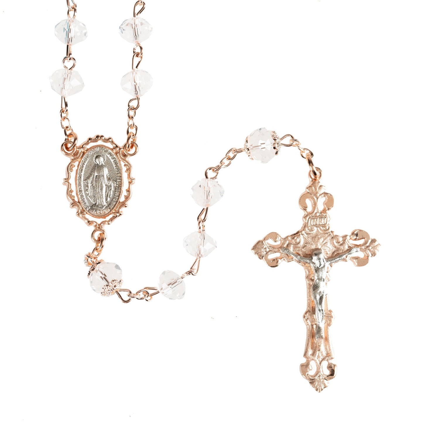 Rose Gold Plated Miraculous Rosary