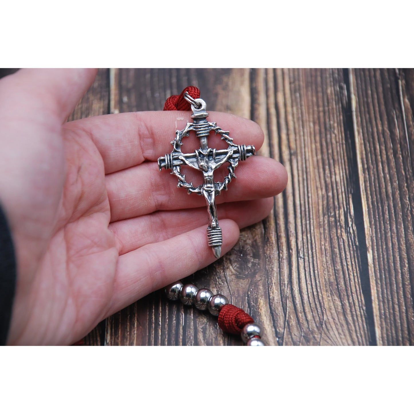 Red Paracord Precious Blood Chaplet