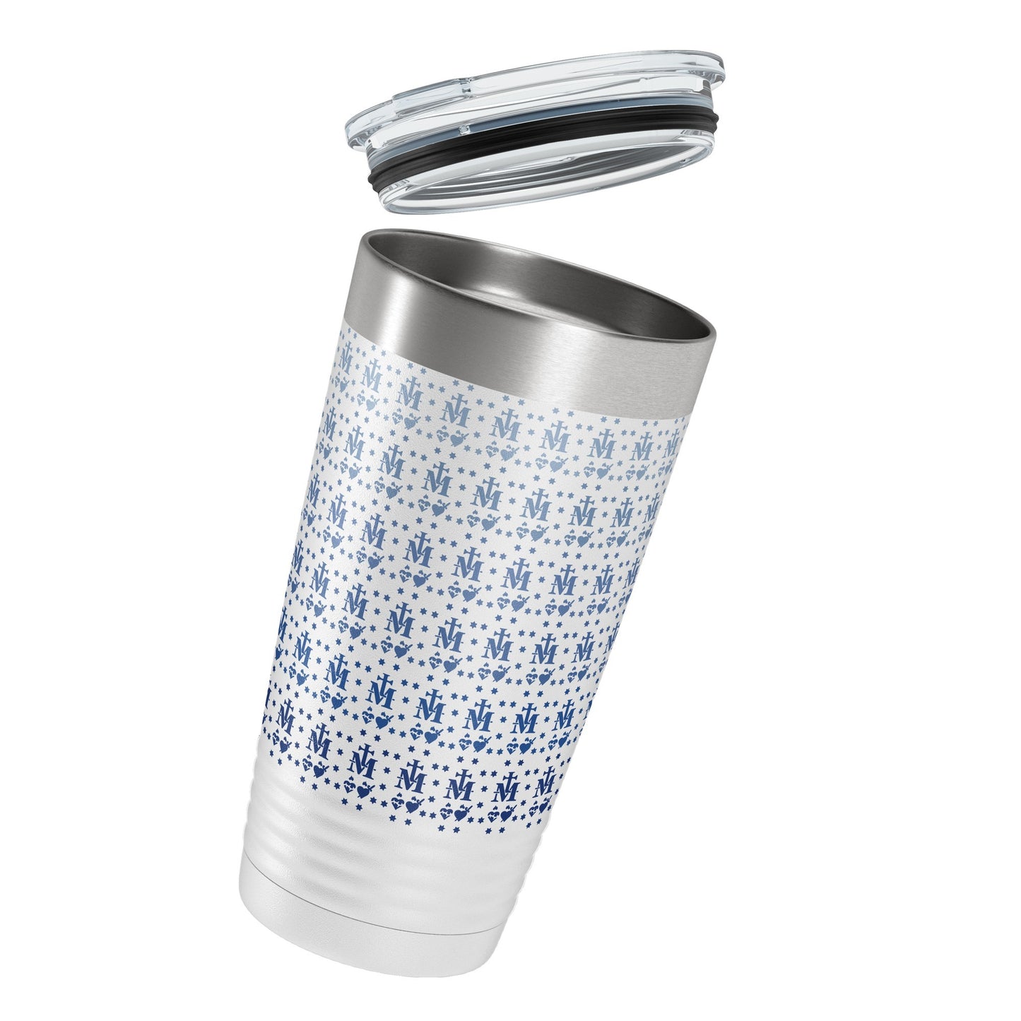 Miraculous Medal Insulated White 20oz Tumbler