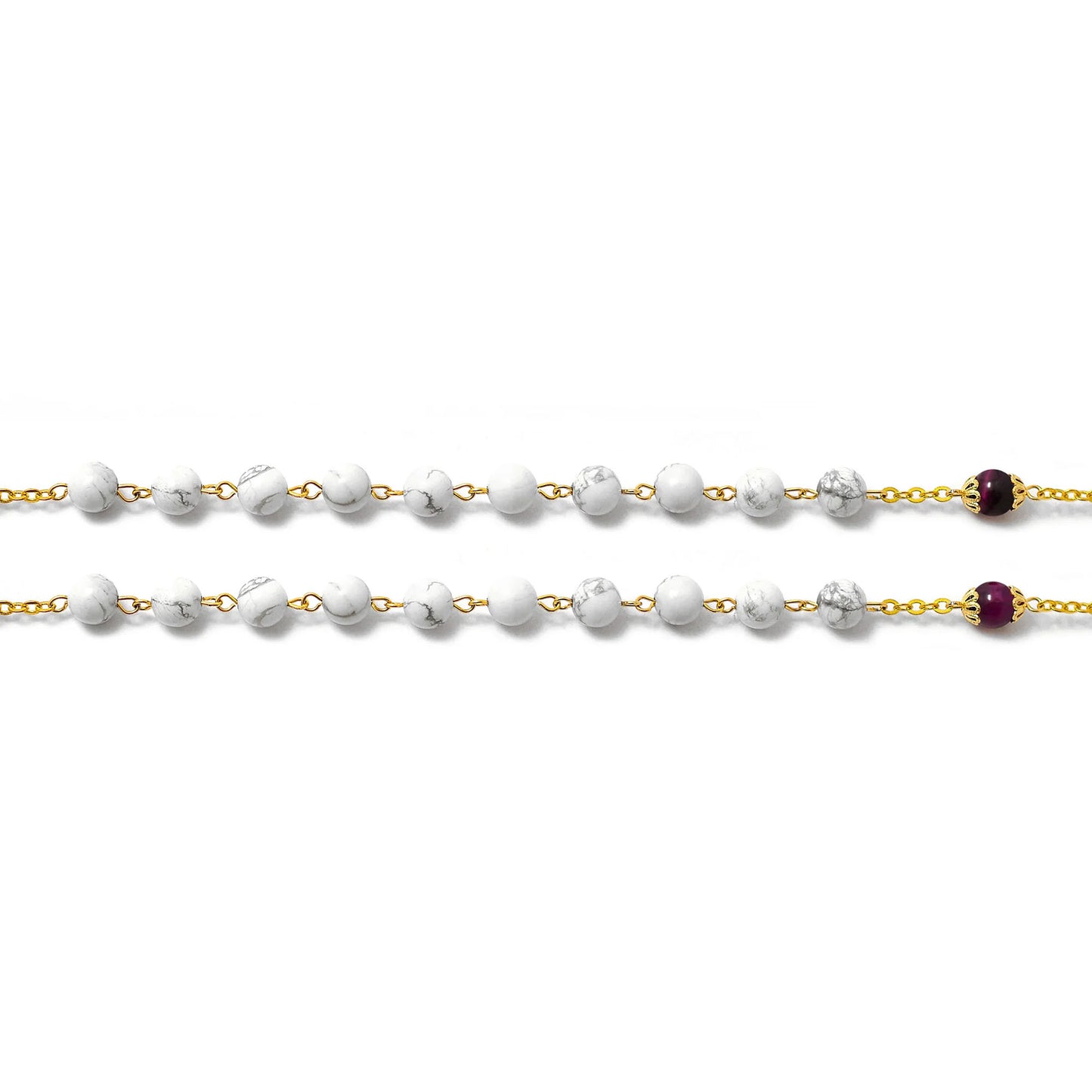 Ghirelli Aulite & Red Tiger Eye Risen Christ Rosary