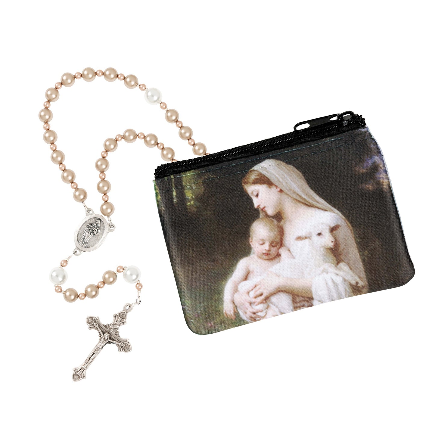 L'Innocence Rosary and Pouch Set