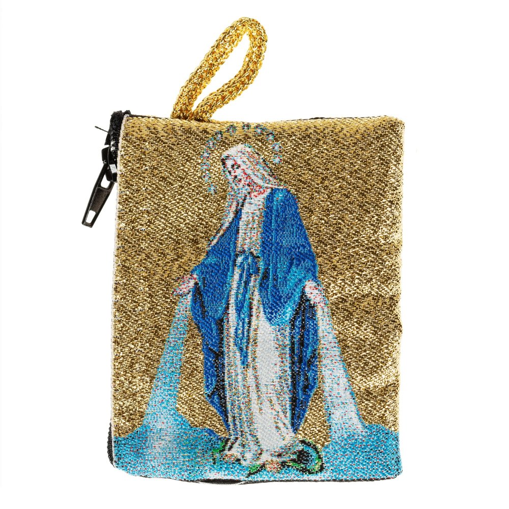 Miraculous Medal Rosary Pouch