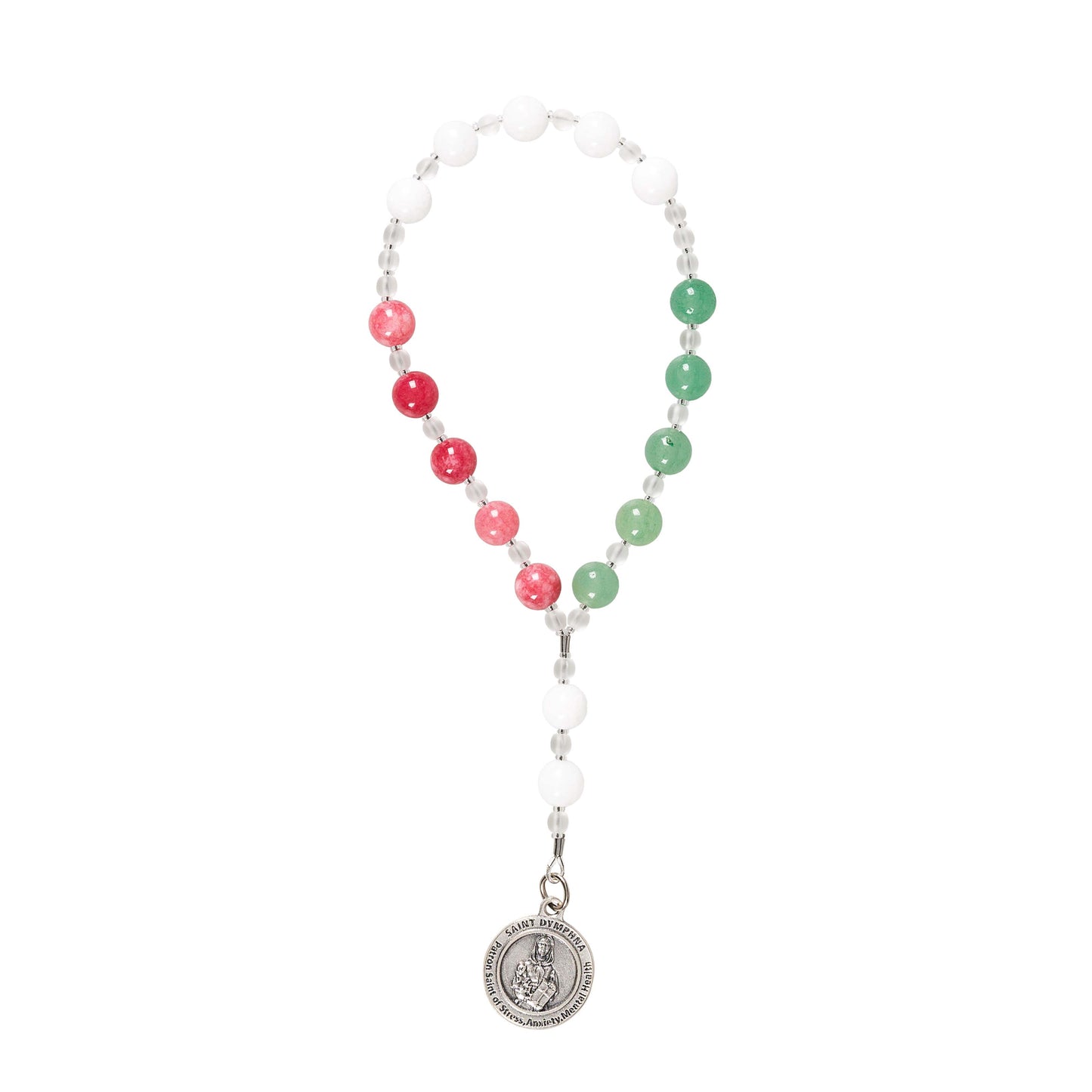 Jade & Aventurine Chaplet of St. Dymphna