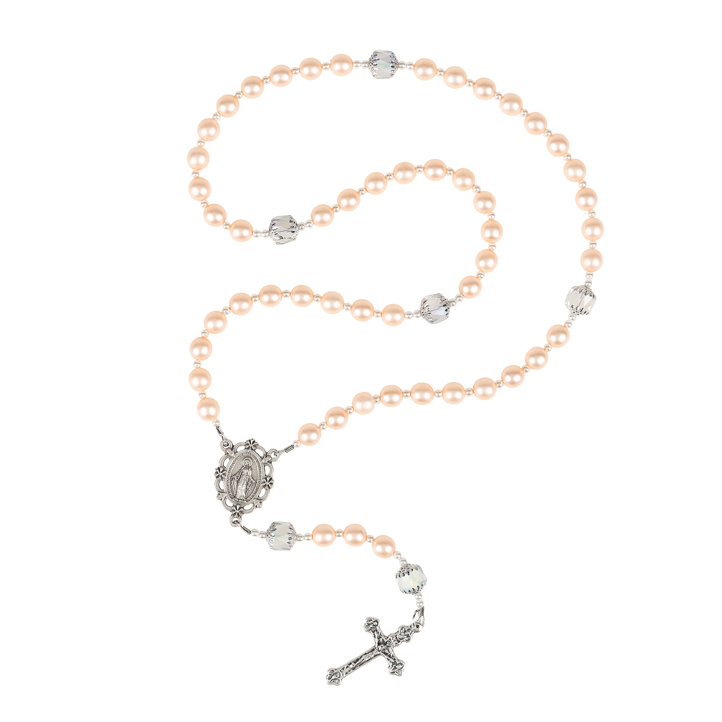 Pearls of Mary Miraculous Medal Rosary