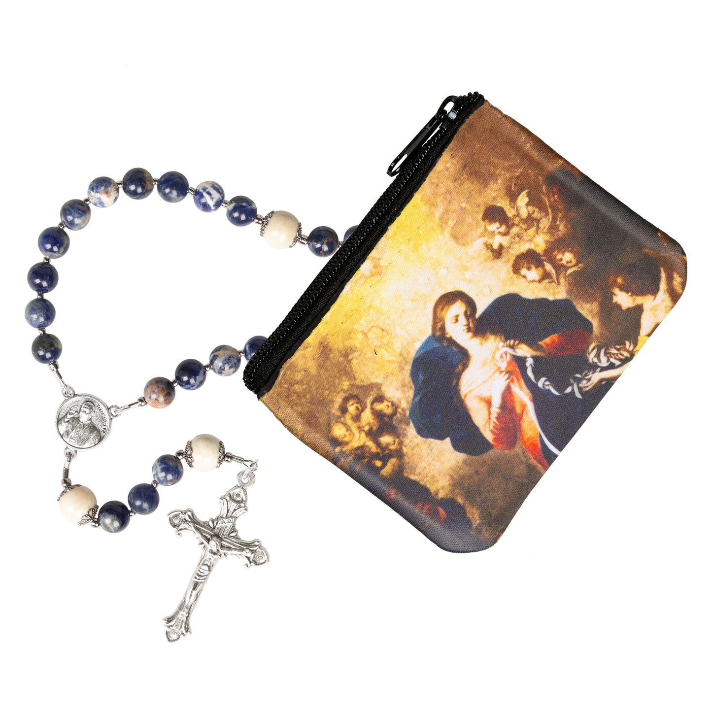 Mary Undoer of Knots Rosary Set