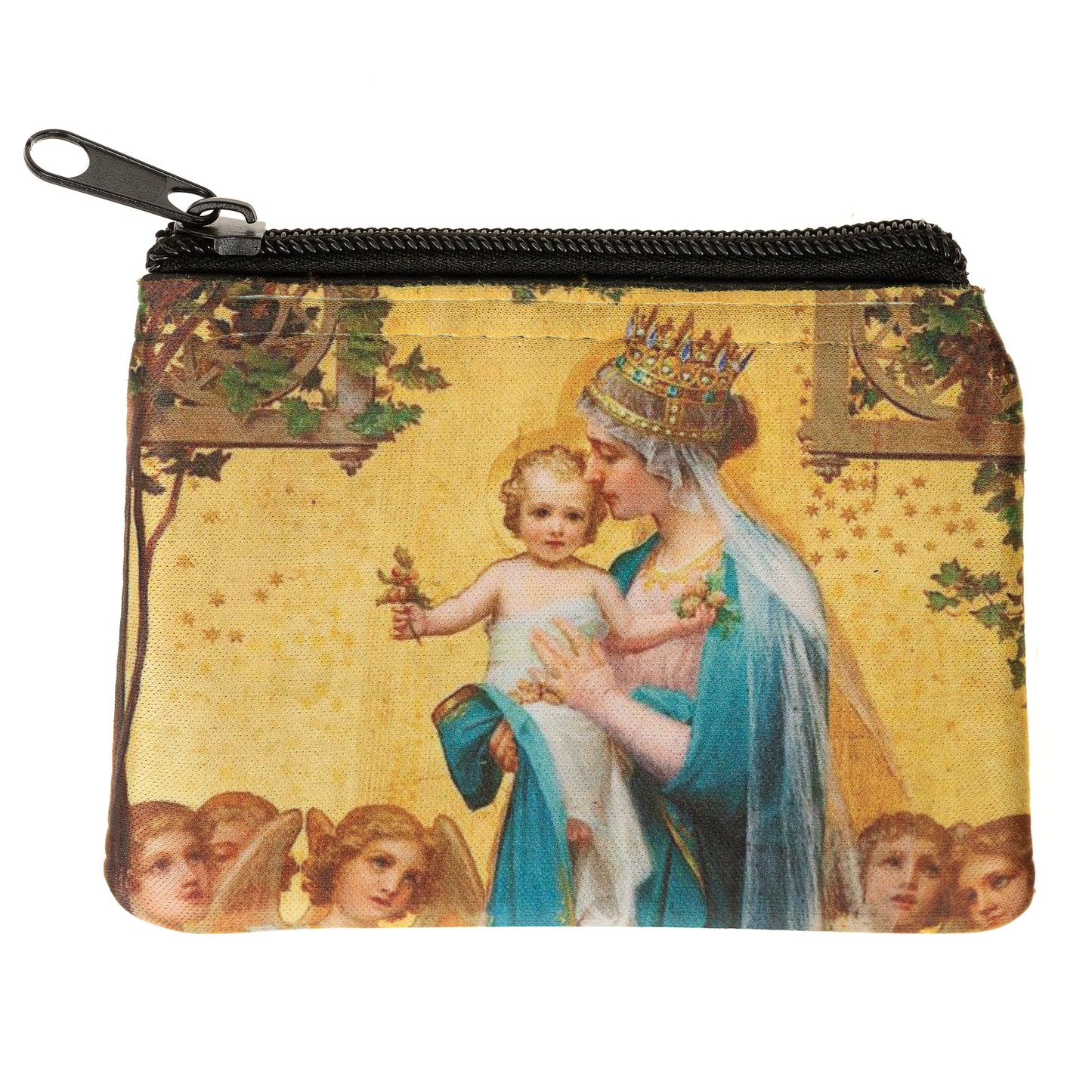 Personalized Vidal Madonna Rosary Pouch