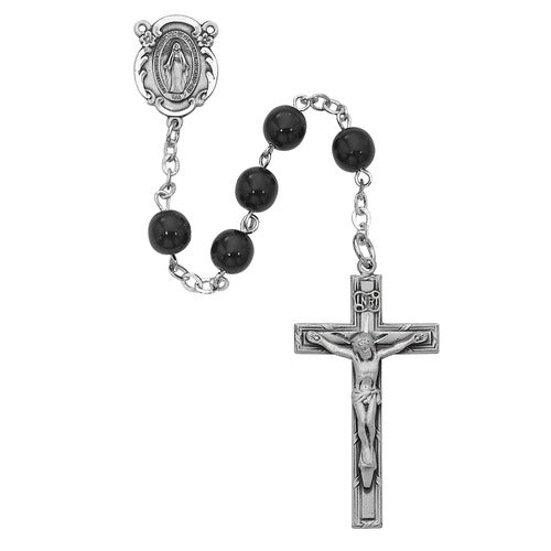 Black Miraculous Rosary