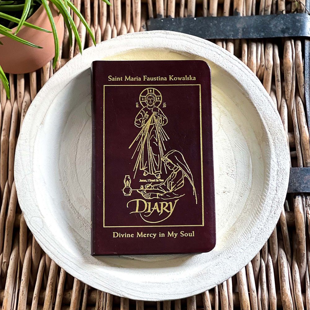 Diary of Saint Maria Faustina Kowalska - Divine Mercy in My Soul (Leather Cover)