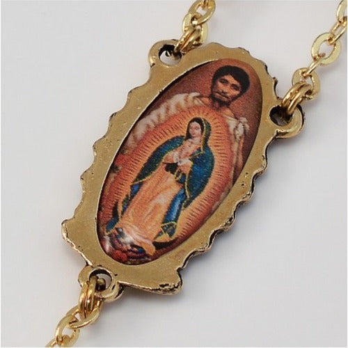Guadalupe Gold Plated Ghirelli Rosary