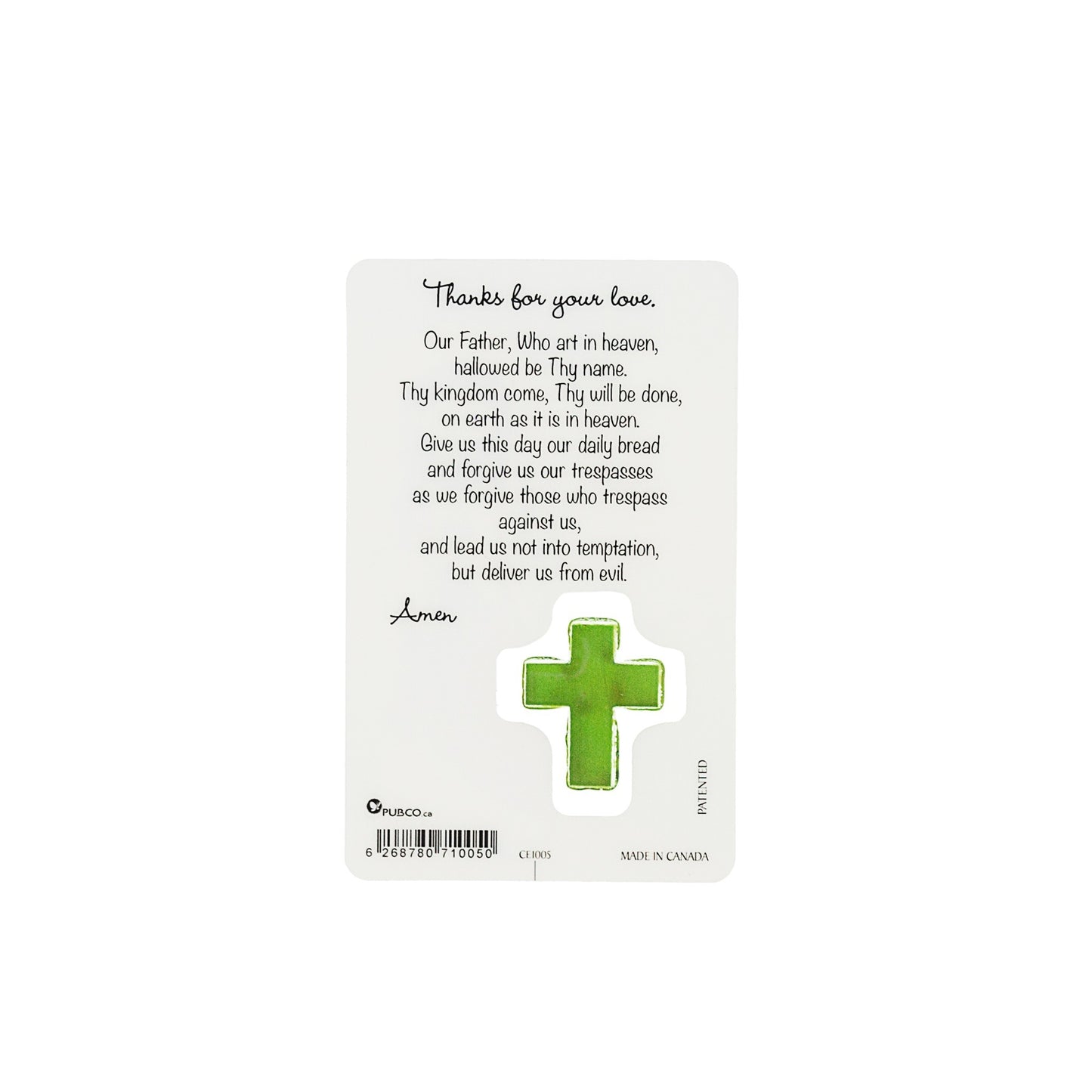 Children's Rosary with Lord's Prayer Card