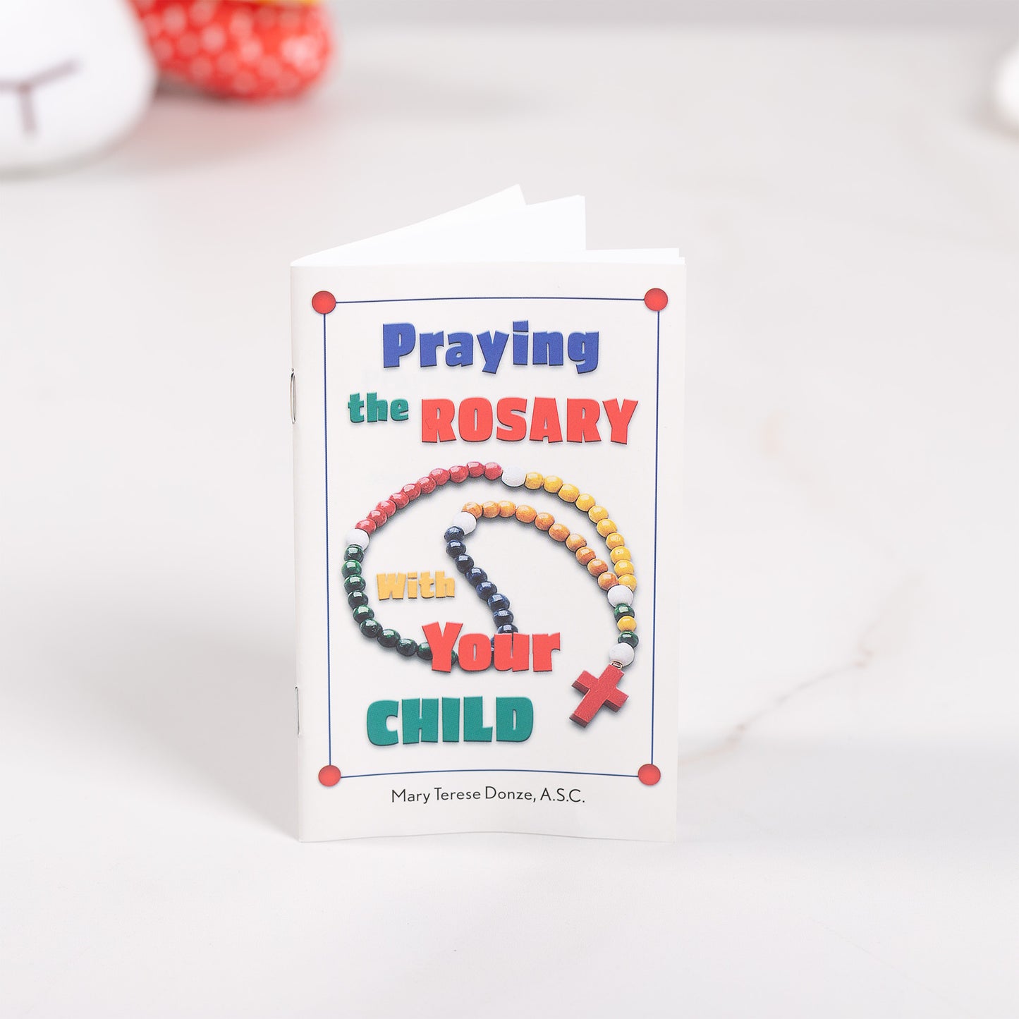 Personalized Kiddie Rosary Gift Set in White Rosary Box
