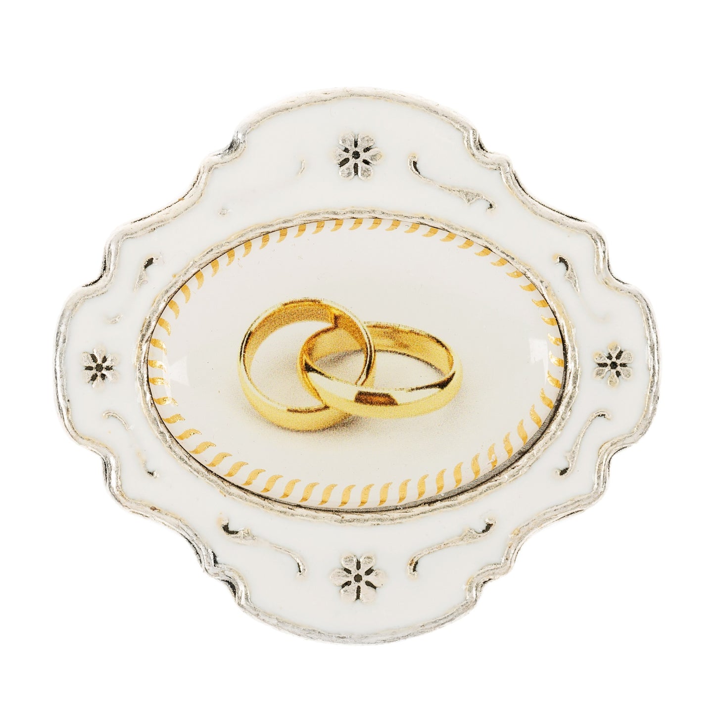 Wedding Rosary Holder and Pearl Rosary