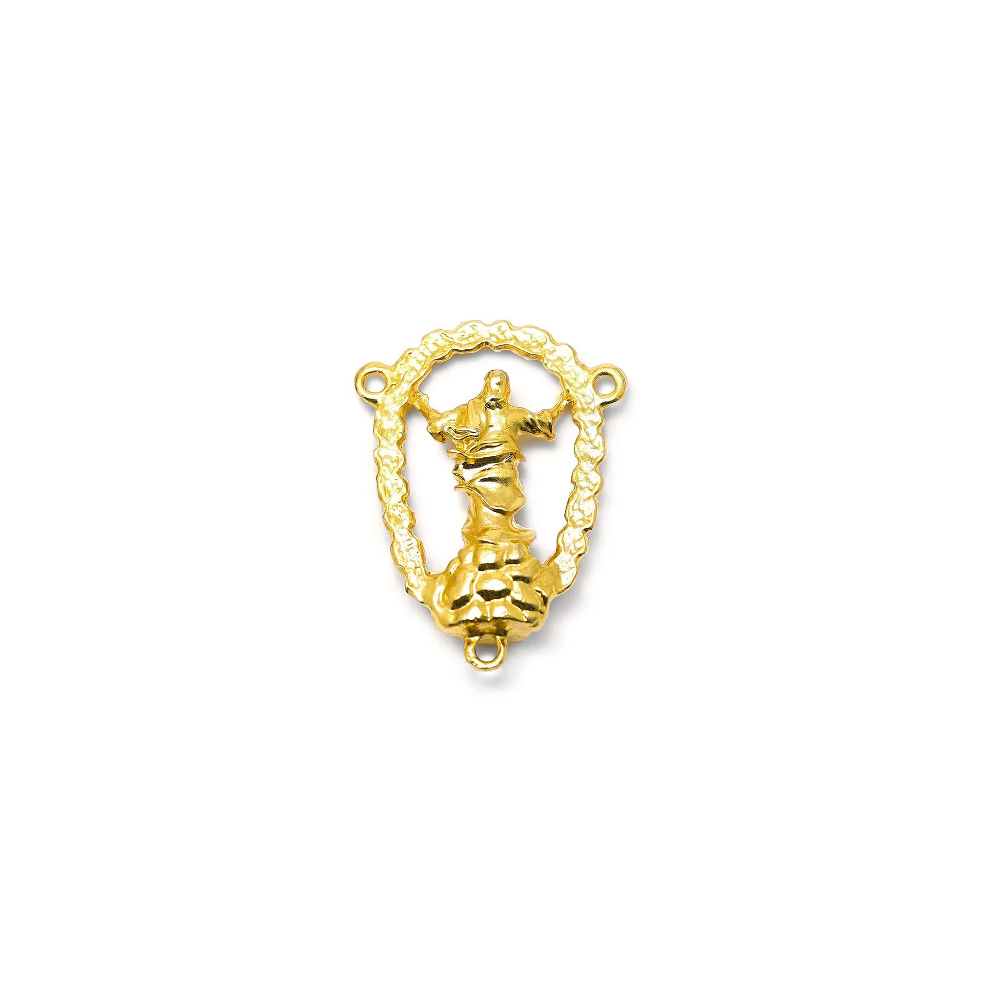 Ghirelli Aulite & Red Tiger Eye Risen Christ Rosary