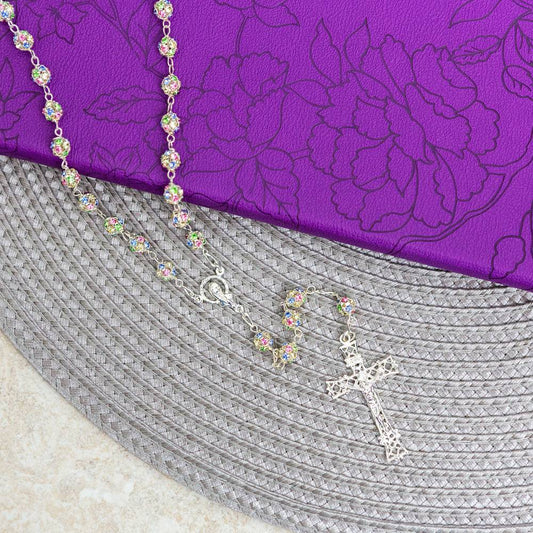 Swarovski Pastel Pave Rosary