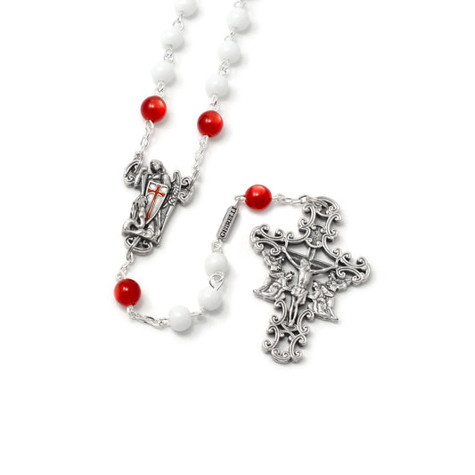 Ghirelli St. Michael Bohemian Glass Rosary