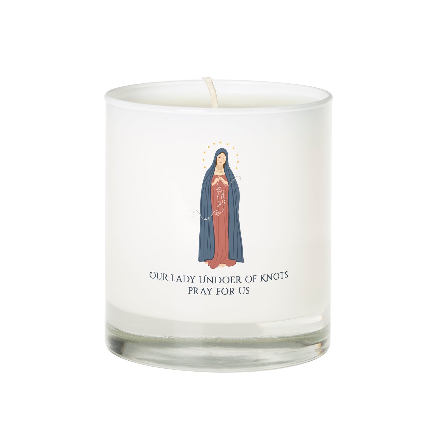 Our Lady Undoer of Knots Candle