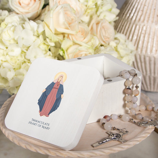 Immaculate Heart White Magnetic box
