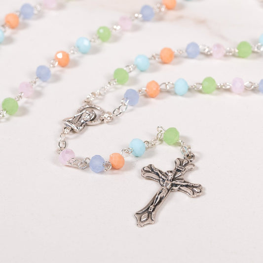 Sweet Sorbet Multicolor Pastel Rosary