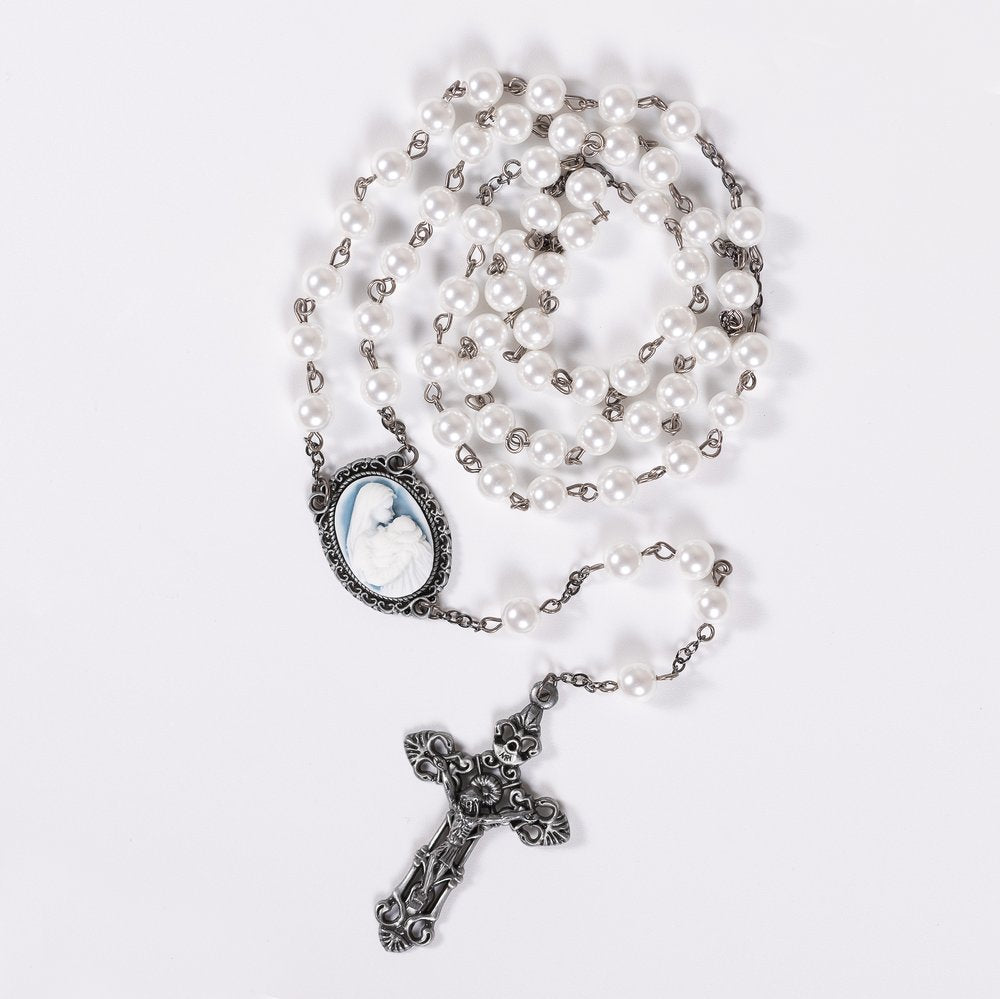 Mother's Kiss Cameo Rosary