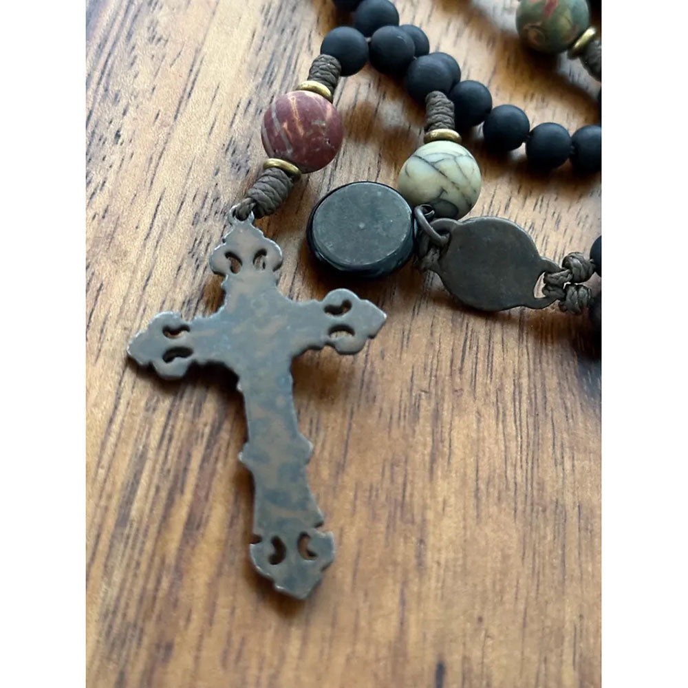 Rustic Sandalwood Our Lady of Guadalupe Rosary