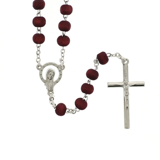 Rose-Scented Red Wood Rosary