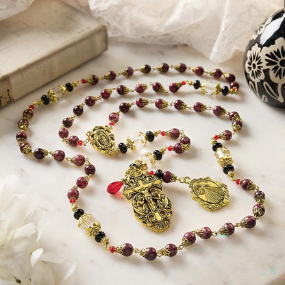 Divine Mercy Vintage Style Rosary
