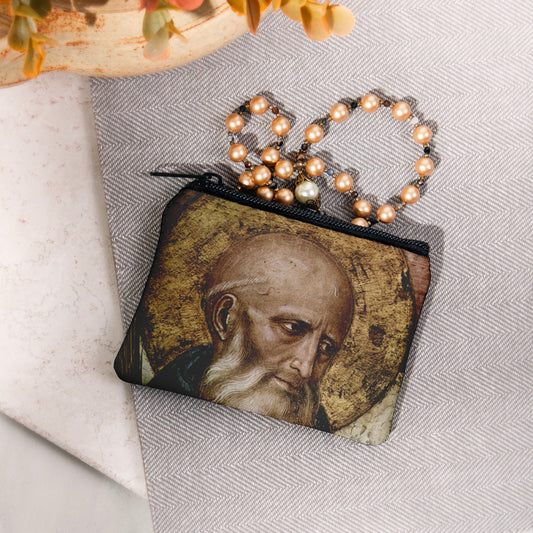 Personalized St. Benedict Rosary Pouch