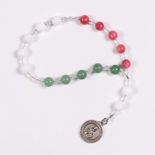 Jade & Aventurine Chaplet of St. Dymphna