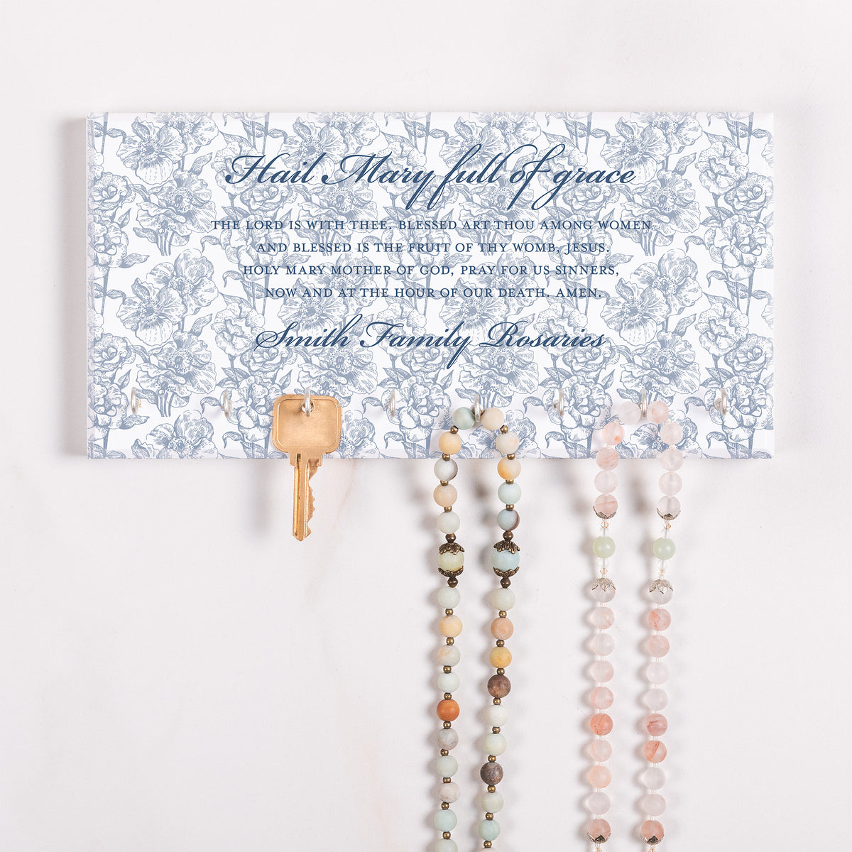 Rosary Rack Personalized Hail Mary Toile Rosary Rack – Rosary.com