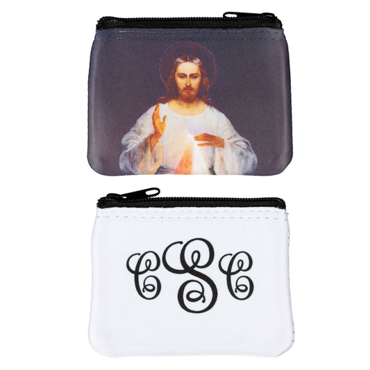 Personalized Divine Mercy Rosary Pouch