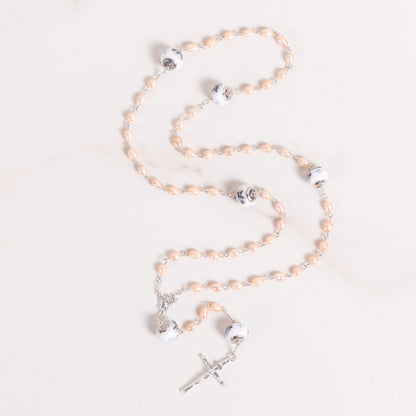 Italian Freshwater Pearl St. Michael Rosary