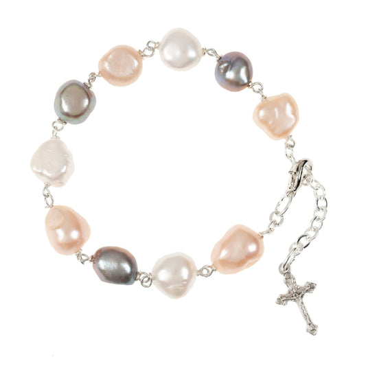 Freshwater Pearl Rosary Bracelet