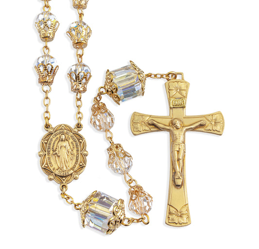Purity of Mary Crystal Rosary