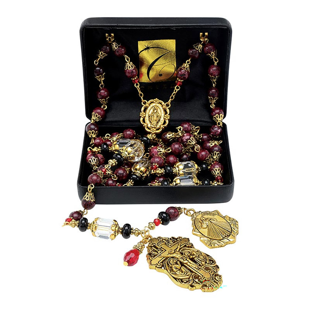 Divine Mercy Vintage Style Rosary