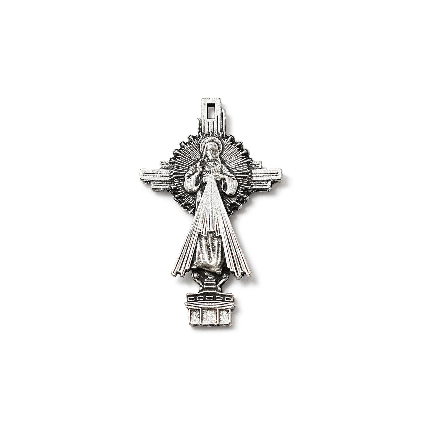 Ghirelli Blue Bohemian Glass St. Carlo Acutis Rosary