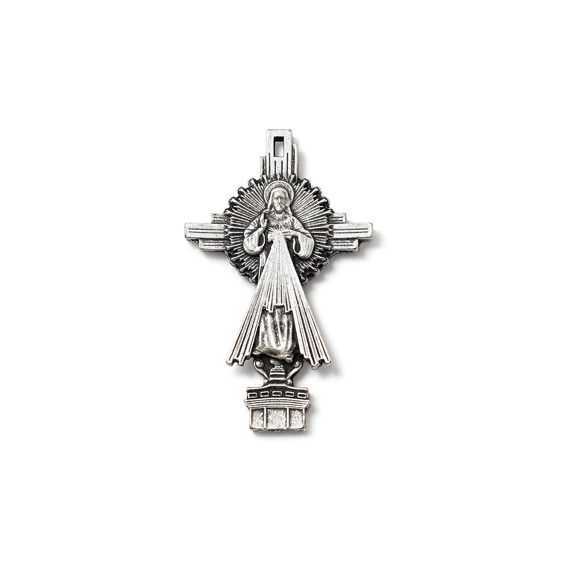 Ghirelli Blue Bohemian Glass St. Carlo Acutis Rosary