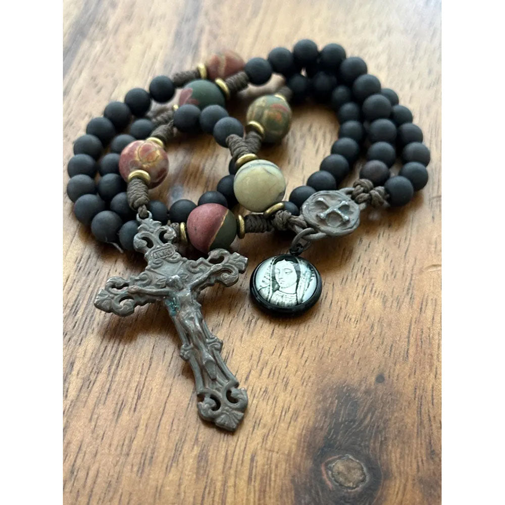 Rustic Sandalwood Our Lady of Guadalupe Rosary