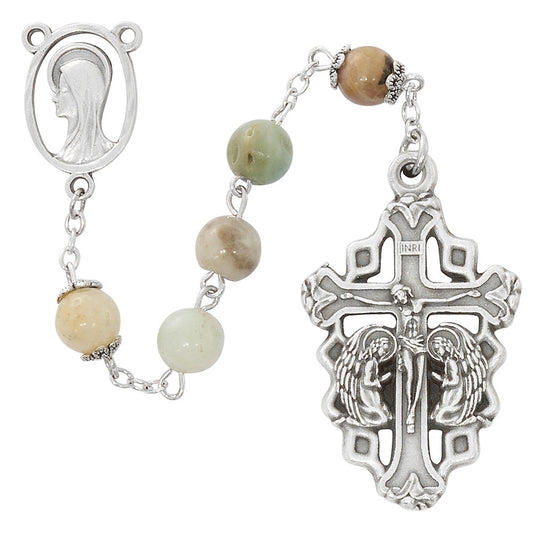 Mary's Fiat Amazonite Rosary
