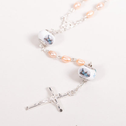 Italian Freshwater Pearl St. Michael Rosary