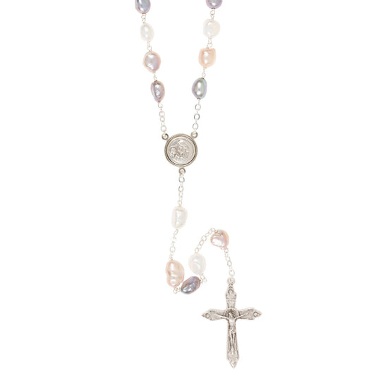 Multicolor Freshwater Pearl Rosary