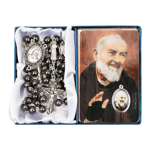 St. Padre Pio Rosary and Medal
