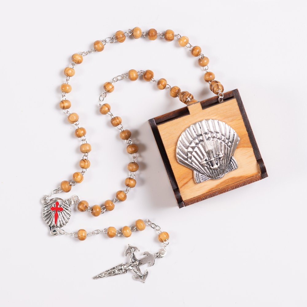 Scallop Shell Wood Rosary & Rosary Keepsake Box – Rosary.com