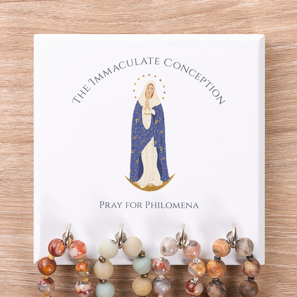 Rosary Rack Personalized Immaculate Conception Rosary Rack – Rosary.com
